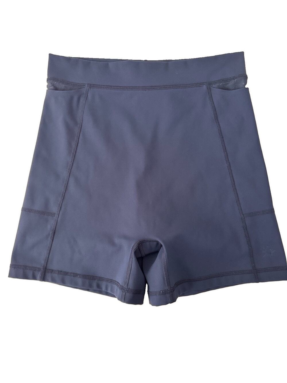 Aerie Shorts Offline Goals Pocket Navy 4” Bike Shorts Color: Blue Medium